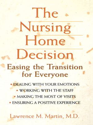 cover image of The Nursing Home Decision